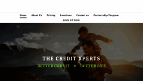What Thecreditxperts.com website looked like in 2022 (1 year ago)