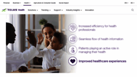 What Telushealth.co website looked like in 2022 (1 year ago)