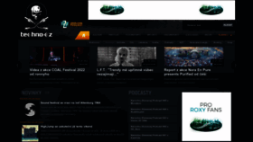 What Techno.cz website looked like in 2022 (2 years ago)