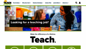 What Teachcalifornia.org website looked like in 2022 (1 year ago)
