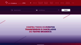 What Teatrobradesco.com.br website looked like in 2022 (1 year ago)