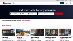 What Toptable.co.uk website looked like in 2022 (3 years ago)