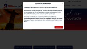What Tremdocorcovado.rio website looked like in 2022 (1 year ago)