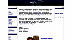 What Tcsn.net website looked like in 2022 (1 year ago)