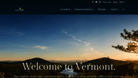 What Thinkvermont.com website looked like in 2022 (1 year ago)