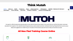 What Thinkmutoh.com website looked like in 2022 (1 year ago)