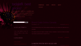 What Tadalafil2022.com website looked like in 2022 (1 year ago)