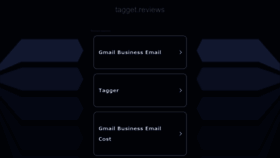 What Tagget.reviews website looked like in 2022 (1 year ago)