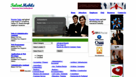 What Talentmobile.com website looked like in 2022 (1 year ago)