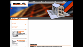 What Thermcom.cz website looked like in 2022 (1 year ago)