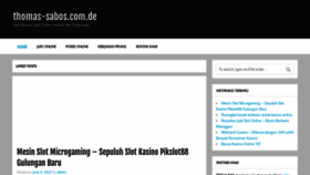 What Thomas-sabos.com.de website looked like in 2022 (1 year ago)