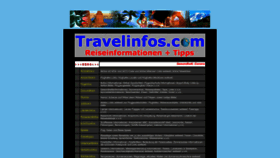 What Travelinfos.com website looked like in 2022 (1 year ago)