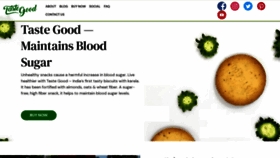 What Tastegood.in website looked like in 2022 (1 year ago)