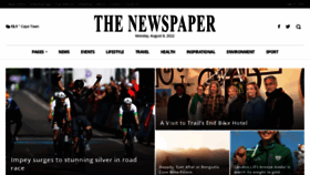 What Thenewspaper.co.za website looked like in 2022 (1 year ago)