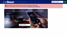 What Tellows.com.br website looked like in 2022 (3 years ago)