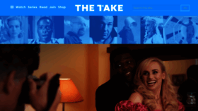 What The-take.com website looked like in 2022 (1 year ago)