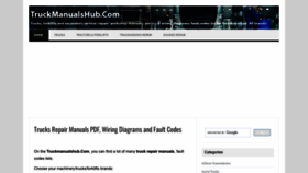 What Truckmanualshub.com website looked like in 2022 (1 year ago)