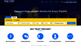 What Tripchef.com website looked like in 2022 (1 year ago)