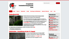What Trinitatiskirche-bonn.de website looked like in 2022 (1 year ago)