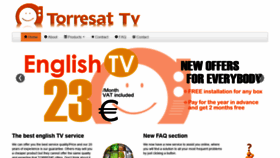 What Torresat.tv website looked like in 2022 (1 year ago)