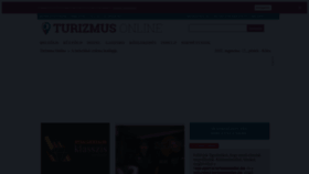 What Turizmusonline.hu website looked like in 2022 (1 year ago)