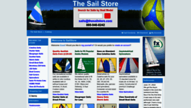 What Thesailstore.com website looked like in 2022 (1 year ago)