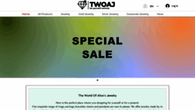 What Theworldofalicesjewelry.com website looked like in 2022 (1 year ago)