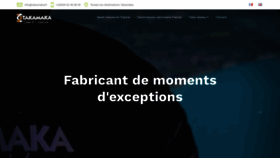 What Takamaka.fr website looked like in 2022 (1 year ago)