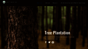 What Treeplantation.com website looked like in 2022 (1 year ago)