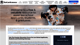 What Top-law-schools.com website looked like in 2022 (1 year ago)