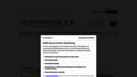 What Tichyseinblick.de website looked like in 2022 (1 year ago)