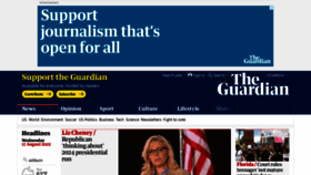 What Theguardian.co.uk website looked like in 2022 (1 year ago)