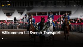What Travsport.se website looked like in 2022 (1 year ago)