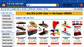 What Tintoyarcade.com website looked like in 2022 (2 years ago)