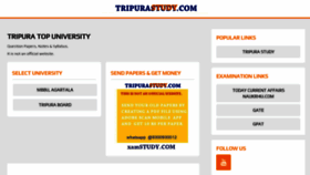 What Tripurastudy.com website looked like in 2022 (1 year ago)
