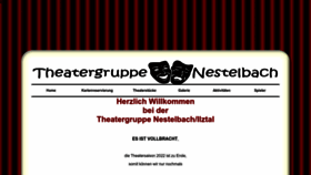 What Theatergruppe-nestelbach.com website looked like in 2022 (1 year ago)