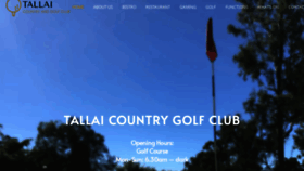 What Tallaigolf.com.au website looked like in 2022 (1 year ago)