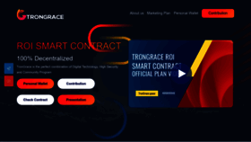 What Trongrace.space website looked like in 2022 (1 year ago)