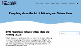 What Tattoosboygirl.com website looked like in 2022 (1 year ago)