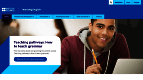 What Teachingenglish.org.uk website looked like in 2022 (1 year ago)