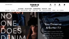 What Torrid.com website looked like in 2022 (1 year ago)
