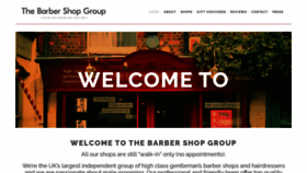What Thebarbershopgroup.com website looked like in 2022 (1 year ago)