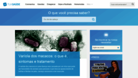 What Tuasaude.com website looked like in 2022 (2 years ago)