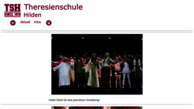 What Theresienschule-hilden.de website looked like in 2022 (1 year ago)