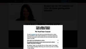 What Thetimes.co.uk website looked like in 2022 (2 years ago)