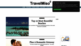 What Travelmiso.com website looked like in 2022 (1 year ago)
