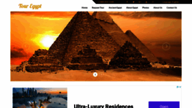 What Touregypt.net website looked like in 2022 (1 year ago)