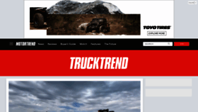 What Trucktrend.com website looked like in 2022 (1 year ago)