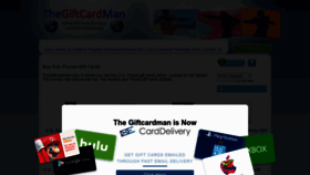 What Thegiftcardman.com website looked like in 2022 (1 year ago)