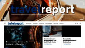 What Travelreport.mx website looked like in 2022 (1 year ago)